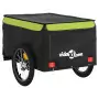 Rimorchio da Bici Nero e Verde 45 kg in Ferro