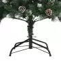 Albero di Natale Artificiale con Base Verde 180 cm PVC