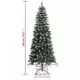 Albero di Natale Artificiale con Base Verde 180 cm PVC