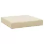 Cuscini per Pallet 3 pz Beige in Tessuto Oxford