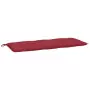 Cuscini per Panca 2 pz Rosso Vino 120x50x7 cm in Tessuto Oxford