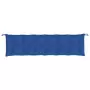 Cuscino per Panca Giardino Blu Reale 200x50x7 cm Tessuto Oxford