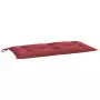 Cuscini per Panca 2 pz Rosso Vino 100x50x7cm in Tessuto Oxford