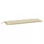 Cuscini Panca da Giardino 2pz Beige 150x50x7 cm Tessuto Oxford