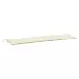 Cuscini Panca Giardino 2pz Bianco Crema 200x50x7 Tessuto Oxford