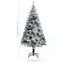 Albero di Natale Artificiale con Neve Verde 120 cm PVC