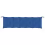 Cuscino per Panca Giardino Blu Reale 180x50x7 cm Tessuto Oxford