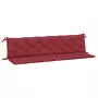 Cuscini per Panca 2 pz Rosso Vino 200x50x7 cm in Tessuto Oxford