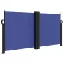 Tenda da Sole Laterale Retrattile Blu 120x1000 cm