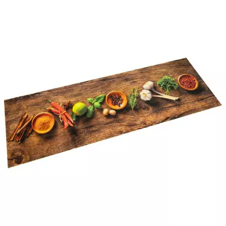 Tappeto da Cucina Lavabile Spezie 60x300 cm Velluto