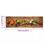 Tappeto da Cucina Lavabile Spezie 45x150 cm Velluto