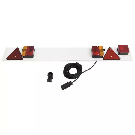 Luce Rimorchio Rosso 115x7x14 cm 12V Lampadina Classica