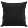 Cuscini Decorativi 2pz Nero 40x40 cm in Similpelle