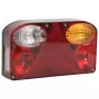 Luci per Rimorchio 2 pz Rosso 23x6x13 cm 12V Lampadina Classica