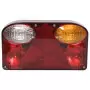 Luci per Rimorchio 2 pz Rosso 23x6x13 cm 12V Lampadina Classica