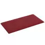 Pannelli Murali 12 pz Rosso Vino 30x15 cm in Velluto 0,54 m²