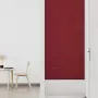 Pannelli Murali 12 pz Rosso Vino 30x15 cm in Velluto 0,54 m²