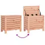 Poggiapiedi da Giardino 62x31,5x52 cm Legno Massello di Douglas