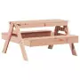 Tavolo da Picnic per Bambini 88x97x52 cm Legno Massello Douglas