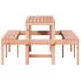 Tavolo da Picnic 160x134x75 cm in Legno Massello di Douglas