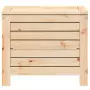 Poggiapiedi da Giardino 62x31,5x52 cm Legno Massello di Pino