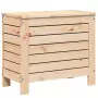 Poggiapiedi da Giardino 62x31,5x52 cm Legno Massello di Pino