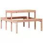 Tavolo da Picnic 110x134x75 cm in Legno Massello di Douglas