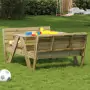 Tavolo da Picnic per Bambini 88x122x58 cm Legno Impregnato Pino