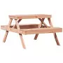 Tavolo da Picnic 105x134x75 cm in Legno Massello di Douglas