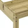 Tavolo da Picnic 160x134x75 cm in Legno Impregnato di Pino