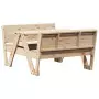 Tavolo da Picnic per Bambini 88x122x58cm Legno Massello di Pino