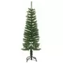 Albero di Natale Artificiale Sottile con Base 120 cm PE