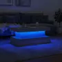 Tavolino da Soggiorno con Luci LED Grigio Sonoma 90x50x40 cm