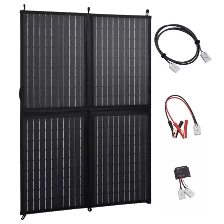 Pannello Solare Carica Batteria Pieghevole 100W 12V