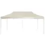 Gazebo Professionale Pieghevole in Alluminio 6x3 m Crema