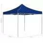 Gazebo Professionale Pieghevole Alluminio 2x2m Blu