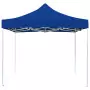 Gazebo Professionale Pieghevole in Alluminio 3x3 m Blu