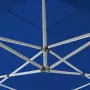 Gazebo Professionale Pieghevole in Alluminio 3x3 m Blu