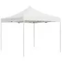 Gazebo Professionale Pieghevole Alluminio 2x2 m Bianco