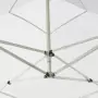 Gazebo Professionale Pieghevole Alluminio 2x2 m Bianco