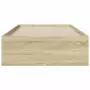 Giroletto Cassetti Rovere Sonoma 100x200 cm Legno Multistrato