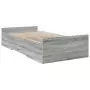 Giroletto Cassetti Grigio Sonoma 75x190 cm Legno Multistrato