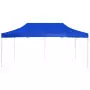 Gazebo Professionale Pieghevole Alluminio 6x3 m Blu