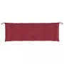 Cuscino per Panca Rosso Vino 150x50x7 cm in Tessuto Oxford