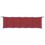 Cuscino per Panca Rosso Vino 180x50x7 cm in Tessuto Oxford