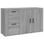 Credenza Grigio Sonoma 100x33x59,5 cm in Legno Multistrato