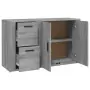 Credenza Grigio Sonoma 100x33x59,5 cm in Legno Multistrato