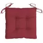 Cuscini per Pallet 6 pz Rosso Vino 50x50x7 cm Tessuto Oxford