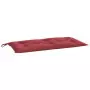 Cuscino per Panca Rosso Vino 100x50x7 cm in Tessuto Oxford