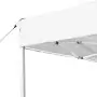 Gazebo Professionale Pieghevole Alluminio 4,5x3 m Bianco